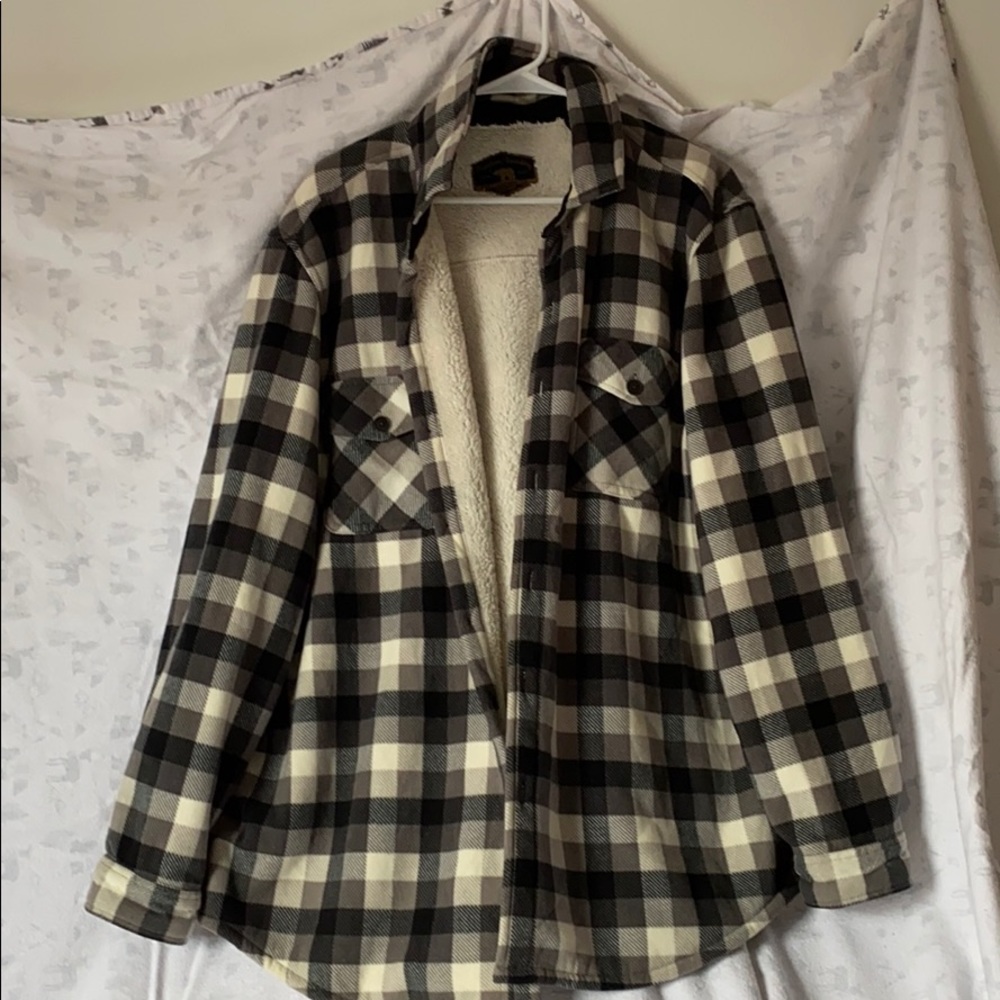 Men’s fuzzy flannel